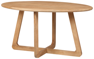 โต๊ะรับประทานอาหารทรงวงรีขอบโค้งมน ทำจากไม้เนื้อแข็งอะคาเซีย สไตล์นอร์ดิก โมเดิร์น คอนเทมโพรารี่  ตกแต่งผิวแบบธรรมชาติ เหมาะสำหรับใช้ในบ้านและร้านอาหาร - Product Image 5