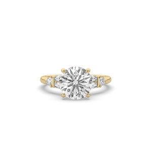 2.85 Ct <b>CUSHION</b> Cut Lab Grown Diamond <b>Ring</b> 925 Silver Gold Unique Style Lightweight Engagement <b>Ring</b> for Women - Product Image 3