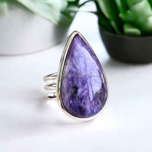 Anillo de plata esterlina sólida 925, regalo único, natural, anillo de piedra curativa, regalo de Navidad, bohemio, anillo Midi de moda delicado de Navajo - Product Image 1
