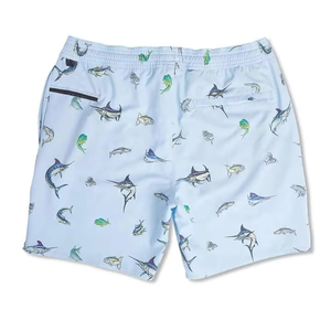 Shorts de pêche pour hommes, légers, 100% coton, avec poches cargo, taille extensible, décontractés, couleur unie, pour activités de plein air - Product Image 2