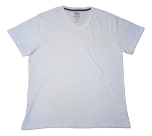 160 gsm Diseño al por mayor Camisetas impresas Logotipo personalizado Color sólido mezcla de tamaños Camisetas 100% Algodón puro Camiseta en blanco con cuello en V para hombres - Product Image 5