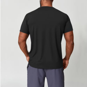 Camiseta para Caballero, Prenda Básica, Material Ligero, Ajuste Flexible, Flujo de Aire Cómodo, Manga Corta, Diseño Simple, Prenda para Uso Diario - Product Image 6