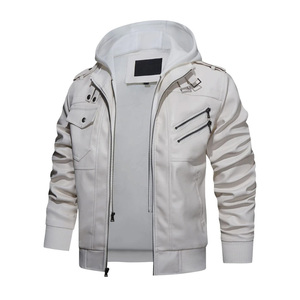 Chaqueta de Cuero de Piel de Oveja para Hombre, Talla y Color Personalizados, con Capucha, Reversible, Impermeable, con Logotipo Frontal, 2026 - Product Image 4
