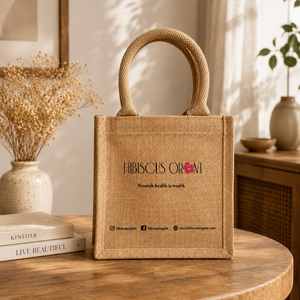 Bolsa de compras de moda de lino de yute de PVC transparente con cierre de cubierta, gran oferta, botella de tarro para mujer, bolsa para envolver regalos de Navidad - Product Image 4