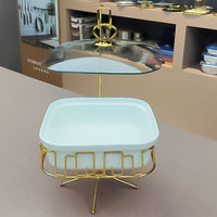 Luxushotel Restaurant 3L Keramik Chafing Dish Gold Buffet Food Warmer mit hängendem