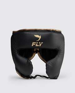 Último Modelo de Protector Facial Profesional para Boxeo, Color Negro y Dorado, Hecho a Medida con Cuero Genuino, Protección Profesional para Muay Thai - Product Image 5