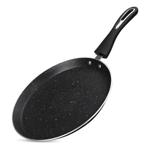 Black Non Stick <b>Pan</b> Frying <b>Pan</b> Granite Coating Round Skillet for Gas and Induction Cooker - Product Image 2
