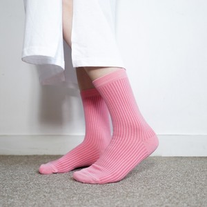 Chaussettes côtelées pour femmes, mode coréenne, fabriquées en coton peigné de qualité supérieure - Product Image 2