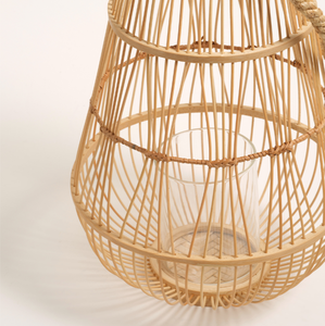 Lámpara de Ratán Tejida a Mano, Materiales Naturales Rústicos, Diseño Elegante, Lámpara Decorativa Ecológica para Decoración del Hogar, Arte Bohemio - Product Image 5