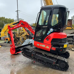 Vente en gros usine pour mini-excavatrice KX057-5 d'occasion, pelle sur chenilles hydraulique compacte de 5 tonnes, modèle 2023, avec marteau brise-roche - Product Image 5