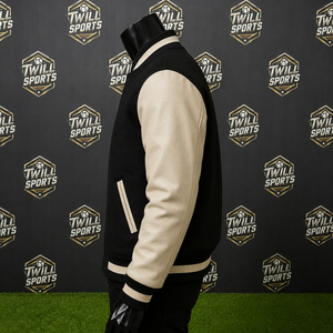 Veste universitaire Purdue pour homme, noire, en laine/nylon, avec manches brodées, style bomber, vêtement décontracté d'hiver, personnalisable - Product Image 4