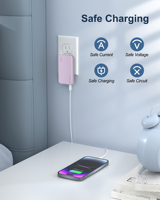 Chargeur USB-C PD 30W haute efficacité avec prise pliable et conception ignifuge pour plusieurs appareils - Solution de charge rapide et portable