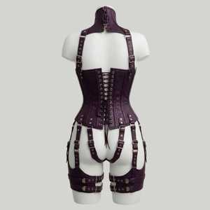 Culotte gainante Steampunk en similicuir pour femme, grande taille, ajustable, amincissante, correction de posture - Product Image 4