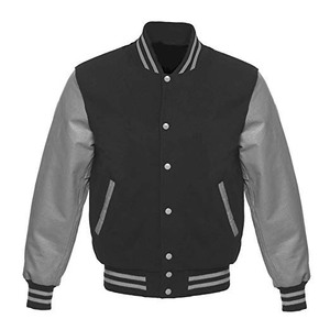 2024 <b>Top</b>-Quality Winter Wear Men's Genuine Leather Varsity Jacket - Product Image 2