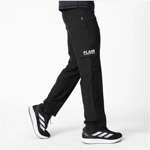 Pantalon noir coupe décontractée pour homme - Product Image 3