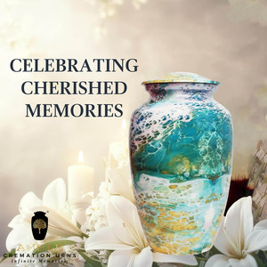 โกศบรรจุอัฐิอะลูมิเนียมดีไซน์ลายมหาสมุทรสำหรับผู้ใหญ่ สไตล์ยุโรปอเมริกัน ทนทาน เป็นมิตรกับสิ่งแวดล้อม ปรับแต่งได้ตามต้องการ - Product Image 3