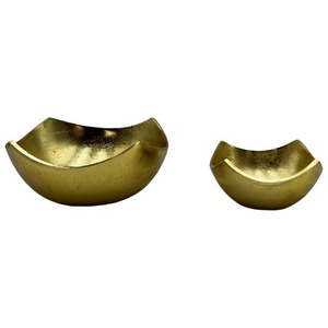 Handmade Metal <b>Bowls</b> Set Polished Gold Finish Traditional <b>Chinese</b> Decorative Serving Dish Gifting Decoration - Product Image 1