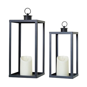 Nouvelle Arrivée - Lanterne à Bougie en Verre et Métal de Style Moderne - Qualité Supérieure - Lanterne Décorative Faite à la Main - Taille et Forme Personnalisées - Product Image 5