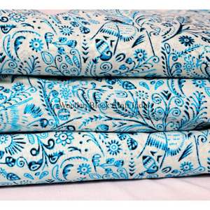 Fait main, écologique, 100% coton pur, respirant, séchage rapide, léger, imprimé à la main, magnifique design indien pour filles et femmes - Product Image 6