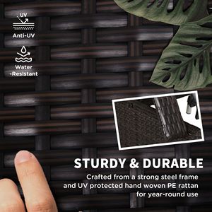 Sdraio Reclinabili Blu Scuro con Cuscino, Braccioli e Ruote per Bordo Piscina e Applicazioni in Piscina - Product Image 4