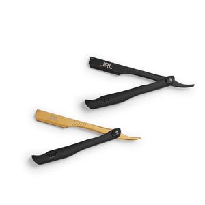 Tijeras de Acero Inoxidable Magnéticas Negras JRL de Lujo con Borde Recto, Hoja Afilada de 30 Dientes, Mango Corto para Uso con Mano Derecha en Peluquería - Product Image 2