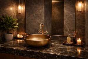 Fregadero de cobre de fácil mantenimiento, lavabo de cobre de bajo cuidado, producto seguro para el agua, material higiénico para fregaderos de cobre, solución higiénica para lavabos de cobre - Product Image 6