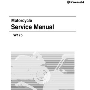 Manual de Servicio en Formato PDF para Kawasaki W175 BJ175DP 2023, Manual de Reparación para Taller, 99830-0085-01 - Product Image 1