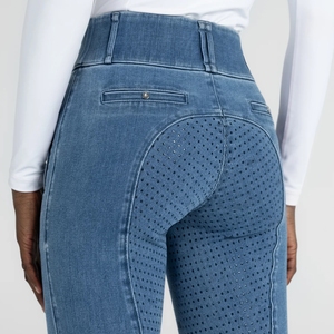 Pantalones de Montar a Caballo de Alta Calidad, Elásticos en 4 Direcciones, Leggings, Ropa Ecuestre, en Tela Técnica con Tacto Suave - Product Image 6