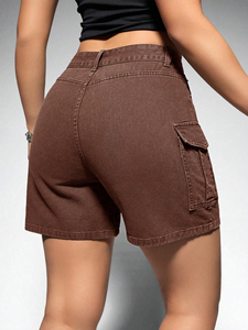 Shorts de Mezclilla para Mujer, los Más Populares del 2026, Sexy, Casuales de Verano, Ajustados, Cintura Media, Transpirables, Ecológicos, Hechos en Fábrica, Nuevo Estilo - Product Image 6