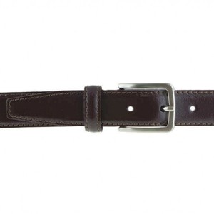 Cinturón de Cuero Genuino Marrón Clásico y Elegante, Hecho a Mano, de 3 cm de Ancho, Estilo Casual de Lujo, con Hebilla Ajustable - Product Image 2