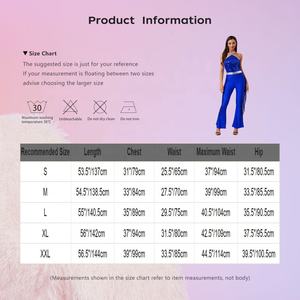 Combinaisons disco pour femmes des années 70, pantalons évasés métalliques, combinaisons une pièce, vêtements de club pour bals de promo, soirées, clubs, danse de salon professionnelle - Product Image 6