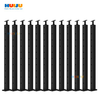 HJ-Precio de fábrica Matt Black Inox Acero inoxidable Cable Barandilla poste barandilla fácil DIY