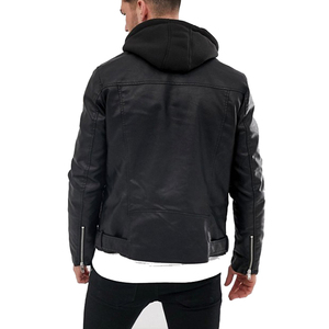 Solid Trader <b>High</b> Gloss Polished Look Fashion Wear Sleek Fit Eye Catching <b>Top</b> Quality <b>Leather</b> Jacket - Product Image 4