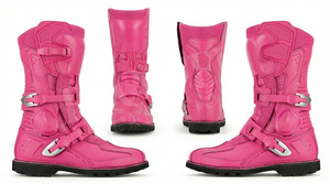 Bottes de moto imperméables, équipement de protection, chaussures de course antidérapantes pour Motocross, bottes de sécurité durables à boucle pour hommes - Product Image 3