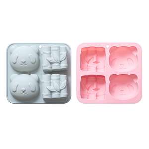 Panda Bamboo Baking Cake <b>Chocolate</b> <b>Mold</b> Ice Tray <b>Silicone</b> <b>Mold</b> - Product Image 5