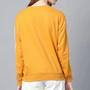 Sudadera personalizada de manga larga, transpirable, de color liso, para mujer, en venta en línea a bajo precio. - Product Image 4