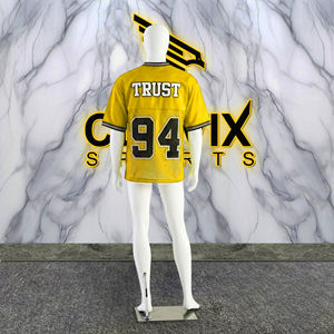 Camiseta Deportiva de Malla Transpirable para Hombre, de Secado Rápido, Poliéster, Ligera, para Gimnasio, Fitness, Running, Entrenamiento, con Logotipo Personalizado - Product Image 2