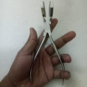 Outils d'extension de cheveux professionnels en acier inoxydable Pro Tape-in Press Pince avec tampons en silicone - Product Image 1