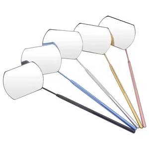 Eyelash Extension <b>Mirror</b> Tools Set 5Pcs Colorful Handle <b>Makeup</b> <b>Mirror</b> Tweezers For Eye <b>Makeup</b> - Product Image 6