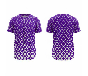 Elegante Camiseta de Béisbol para Equipo – Impresión por Sublimación Personalizada |   Uniforme de Béisbol para Equipo con Logotipo y Números Personalizados |   Poliéster Transpirable - Product Image 6