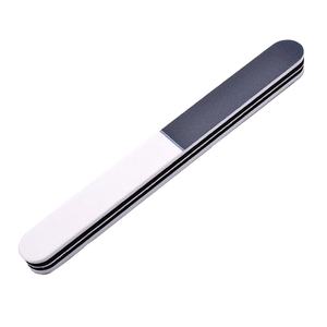 Limes à ongles professionnelles en acier inoxydable, pour travail du Nail art, à 3 côtés, polissoir, 10 pièces, FS 25 - Product Image 1