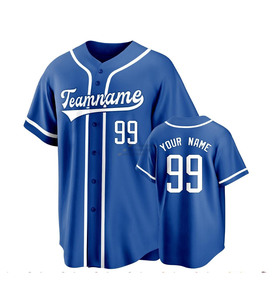 Maillot de baseball en polyester de haute qualité à manches courtes, noir et blanc à fines rayures, respirant, uniforme de sport, chemises grandes tailles - Product Image 1