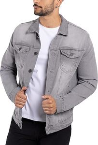 Wholesale High Quality Custom Logo Front 100% Cotton Men's Winter Jeans <b>Jacket</b> Breathable Eco-Friendly Quick Dry Outdoor Use - Product Image 3
