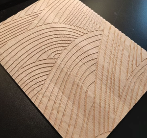 แผ่นผนังไม้แกะสลักด้วยเครื่อง CNC แบบ 3 มิติ - Product Image 2