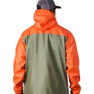 <b>Men's</b> Casual <b>Summer</b> Waterproof Windbreaker <b>Jacket</b> Hooded Stand Collar Breathable Quick Dry Zipper Outerwear <b>for</b> Fishing Hunting - Product Image 3