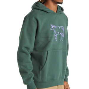Sweat à capuche décontracté pour homme en molleton 100 % coton, brodé, lavé, avec poche et poignets côtelés – Collection Hiver Premium - Product Image 4