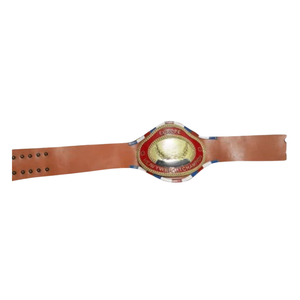 Ceinture de championnat poids lourd d'Europe, ceinture en cuir personnalisée pour la lutte, objet de collection, ceinture de titre exclusive pour les fans de sport - Product Image 1