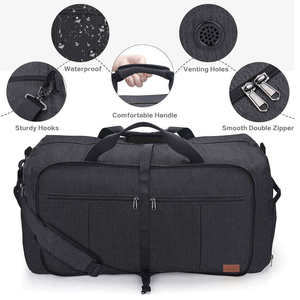 Bolsa de Lona para Viaje, Gimnasio, Deportes, Ligera, Impermeable, Bolsa de Viaje - Product Image 6