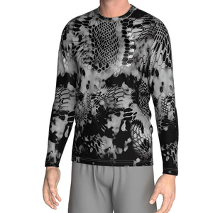 Chemise de pêche sur glace personnalisée à manches longues, vêtements thermiques de performance pour l'extérieur, logo personnalisé, sublimation, broderie, OEM, ODM, vente en gros - Product Image 3