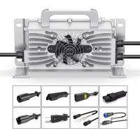Chargeur de batterie de bateau électrique XYM IP67 étanche en alliage d'aluminium 1250W 92% d'efficacité 45dB 84V Chargeur industriel